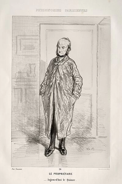 Le Proprietaire. Creator: Paul Gavarni (French, 1804-1866)