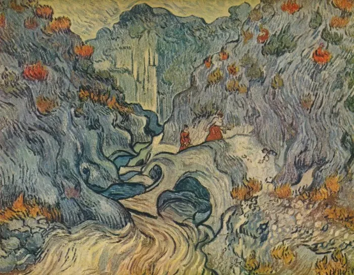 Framed Print : Le Ravin, 1889. Artist: Vincent van Gogh Framed Print : Le Ravin, 1889. Artist: Vincent van Gogh