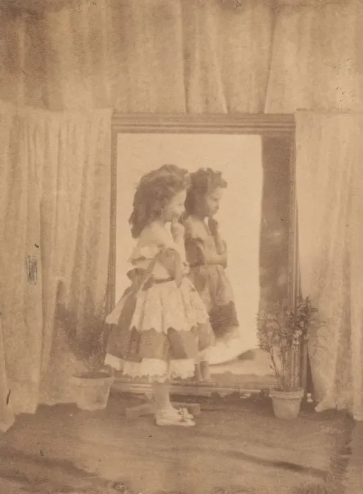 Framed Print : Le reflet (profile), 1860s. Creator: Pierre-Louis Pierson Framed Print : Le reflet (profile), 1860s. Creator: Pierre-Louis Pierson