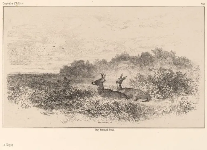Framed Print : Le Repos. Creator: Karl Bodmer Framed Print : Le Repos. Creator: Karl Bodmer