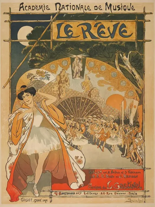 Framed Print : Le Rêve, 1891. Creator: Steinlen, Théophile Alexandre (1859-1923) Framed Print : Le Rêve, 1891. Creator: Steinlen, Théophile Alexandre (1859-1923)