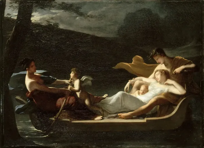 Framed Print : Le Rêve du bonheur (The Dream of Happiness), 1819. Creator: Mayer, Constance (1775-1821) Framed Print : Le Rêve du bonheur (The Dream of Happiness), 1819. Creator: Mayer, Constance (1775-1821)