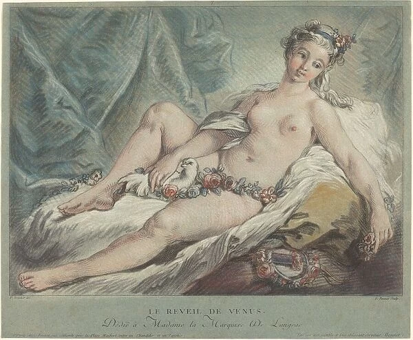 Le Réveil de Venus (Venus Rising), 1769. Creators: Louis Marin Bonnet