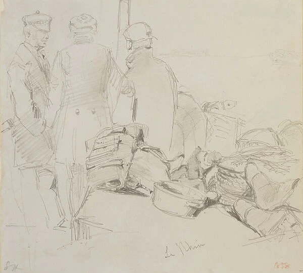 Le Rhin, 1858. Creator: James Abbott McNeill Whistler