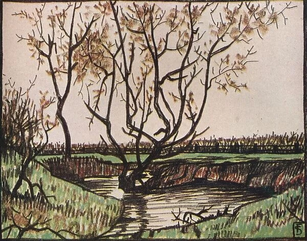 Le Ruisseau, c1919. Artist: Fernand Scouflaire