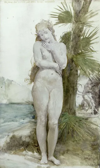Framed Print : Le sacre de la femme, c.1883. Creator: Paul-Jacques-Aime Baudry Framed Print : Le sacre de la femme, c.1883. Creator: Paul-Jacques-Aime Baudry
