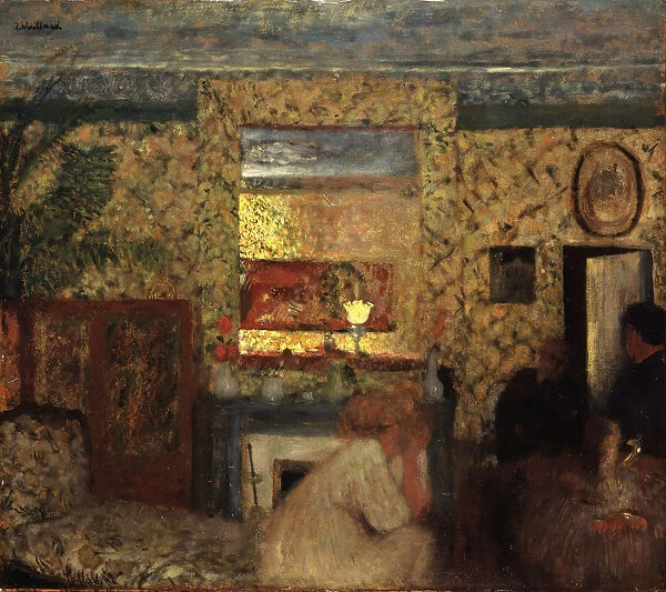 Le salon des Natanson, Rue Saint-Florentin, 1897-1898