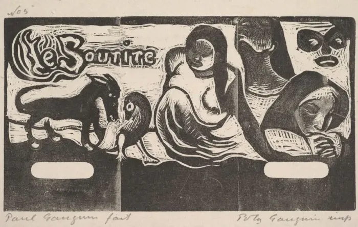 Framed Print : Le Sourire, 1899. Creator: Paul Gauguin Framed Print : Le Sourire, 1899. Creator: Paul Gauguin