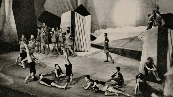 Framed Print : Le Train Bleu, performed by Serge Diaghilev's Ballets Russes, June 1924, 1924. Creator: Unknown photographer Framed Print : Le Train Bleu, performed by Serge Diaghilev's Ballets Russes, June 1924, 1924. Creator: Unknown photographer