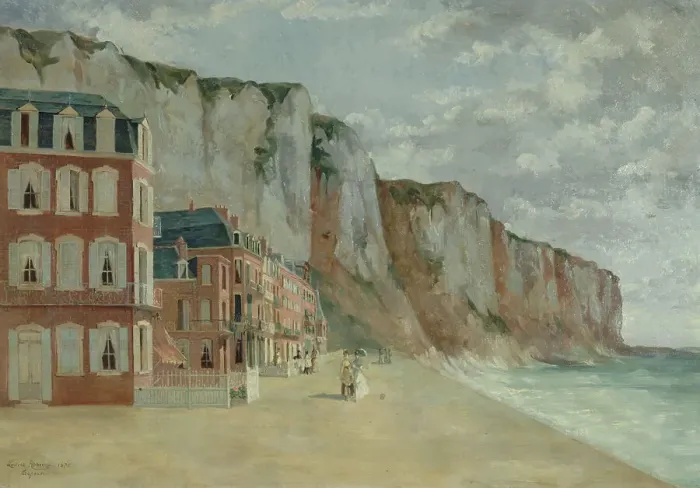 Framed Print : Le Tréport, 1872. Creator: Louise Abbema