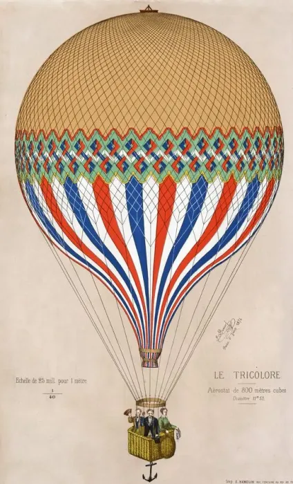 Framed Print : Le Tricolore, 1874