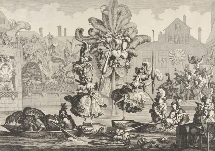 Framed Print : Le triomphe de la coquetterie, 18th century. 18th century. Creator: Anon Framed Print : Le triomphe de la coquetterie, 18th century. 18th century. Creator: Anon