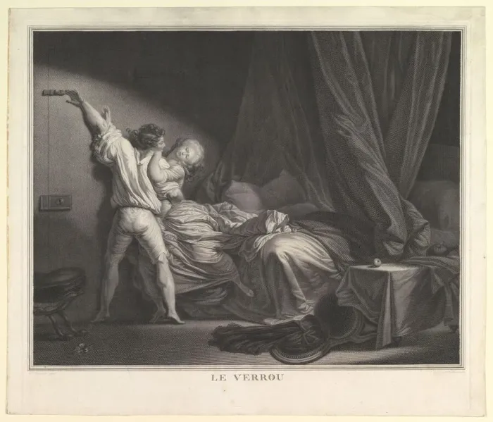 Framed Print : Le Verrou. n. d. Creator: Maurice Blot Framed Print : Le Verrou. n. d. Creator: Maurice Blot