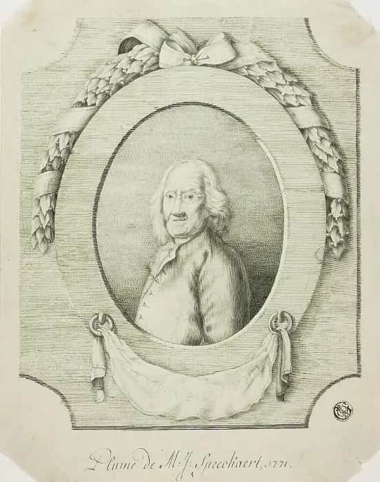 Framed Print : Le Vieux Papa Michel, 1771. Creator: Michel Joseph Speeckaert Framed Print : Le Vieux Papa Michel, 1771. Creator: Michel Joseph Speeckaert