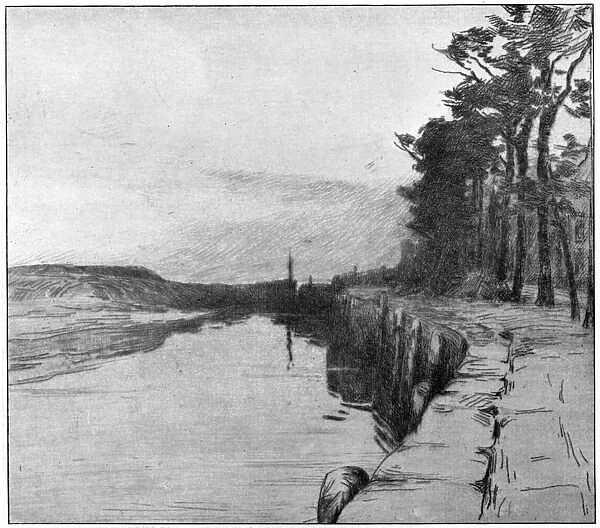Le Vieux Port, Veere, 1898. Artist: Albert Baertsoen