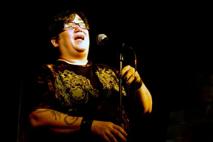 Framed Print : Lea DeLaria, Brunswick, Hove, West Sussex, Nov 2009. Creator: Brian O Connor Framed Print : Lea DeLaria, Brunswick, Hove, West Sussex, Nov 2009. Creator: Brian O Connor