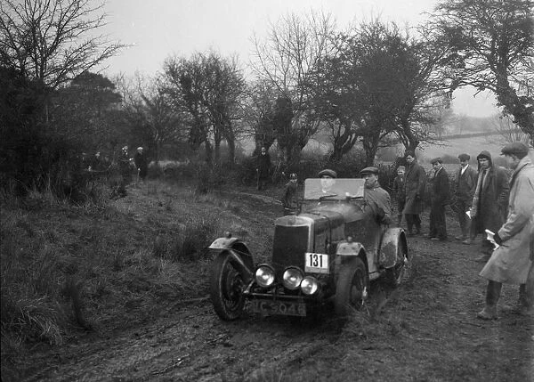 Lea-Francis of CH Wagstaff at the Sunbac Colmore Trial, near Winchcombe, Gloucestershire, 1934