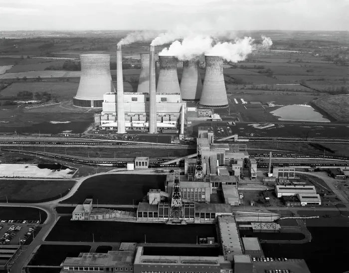 Framed Print : Lea Hall Colliery and Rugeley A Power Station, Staffordshire, 1963 Framed Print : Lea Hall Colliery and Rugeley A Power Station, Staffordshire, 1963