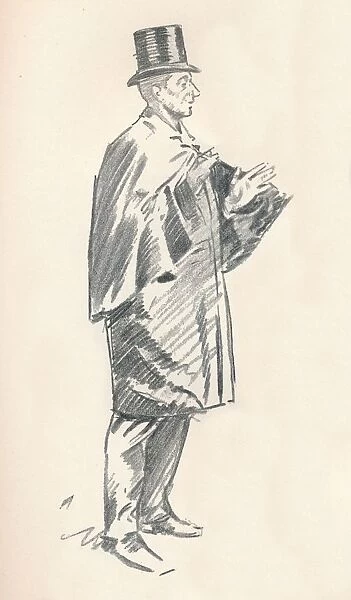 Lead pencil sketch by Phil May, c19th century (1903-1904). Artist: Philip William May