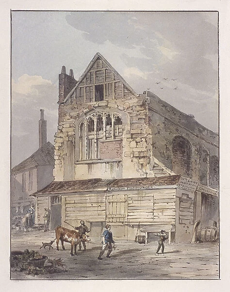 Leadenhall Chapel, London, c1810. Artist: George Shepherd