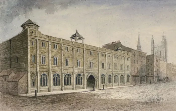 Framed Print : Leadenhall, City of London, 1785. Artist: John Carter