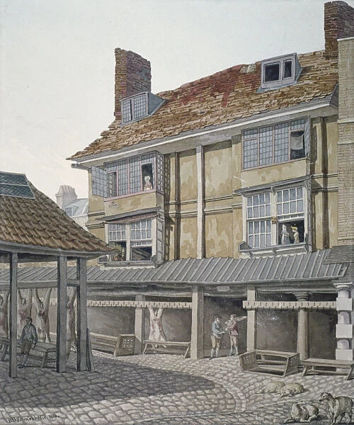 Leadenhall Market, City of London, 1814. Artist
