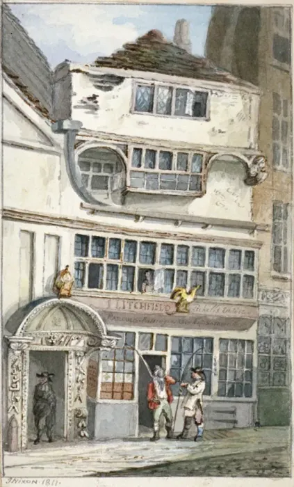 Framed Print : Leadenhall Street, City of London, 1811. Artist: John Nixon Framed Print : Leadenhall Street, City of London, 1811. Artist: John Nixon