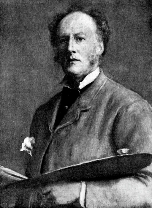 Framed Print : Our Leading Academicians, painted by themselves: Sir John Everett Millais, Bart. R.A. 1895. Creator: Unknown Framed Print : Our Leading Academicians, painted by themselves: Sir John Everett Millais, Bart. R.A. 1895. Creator: Unknown