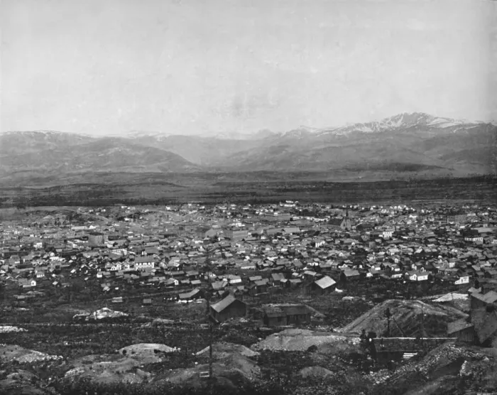 Framed Print : Leadville, in Colorado, 19th century