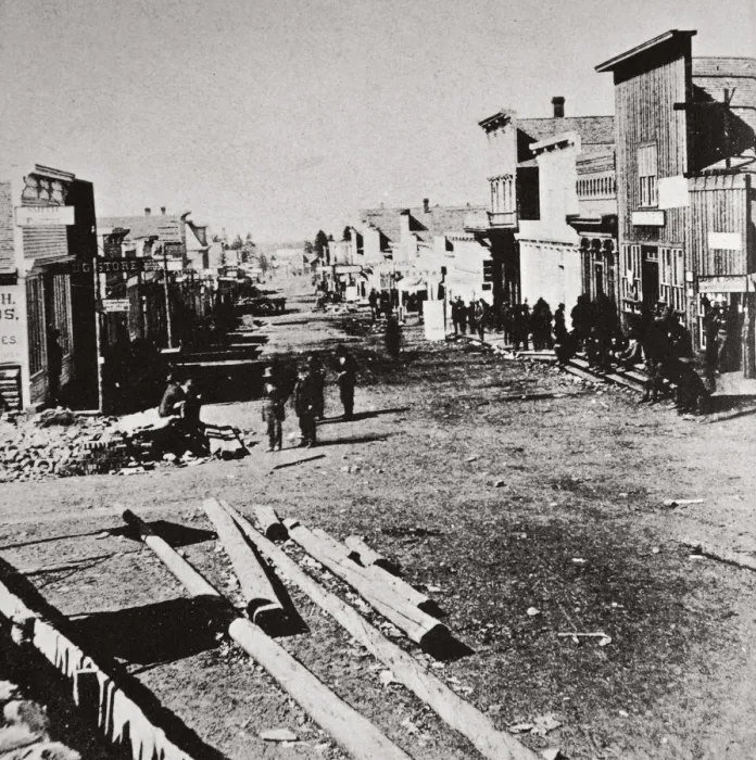 Framed Print : Leadville, Colorado, USA, 1870s Framed Print : Leadville, Colorado, USA, 1870s