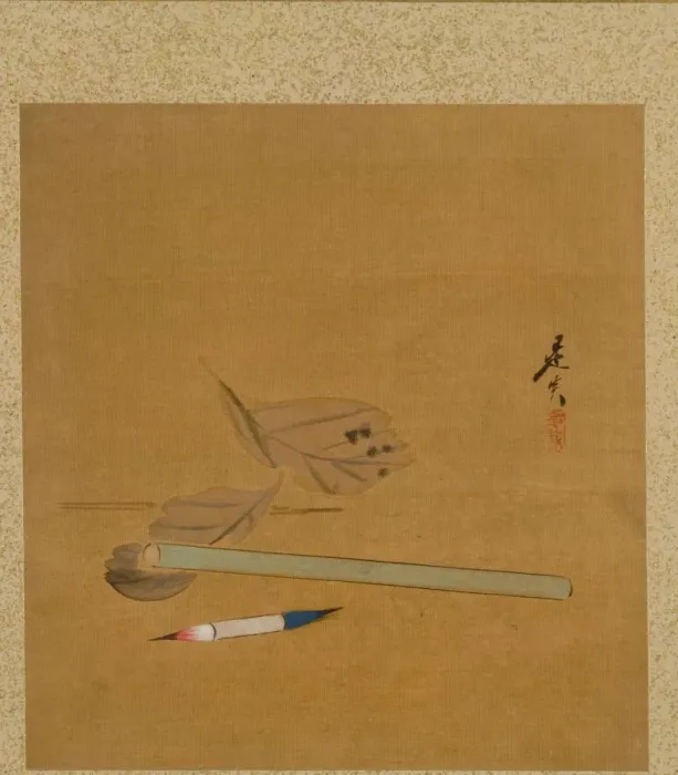 Framed Print : Leaf from Album of Seasonal Themes: Lotus, 1847. Creator: Shibata Zeshin (Japanese, 1807-1891) Framed Print : Leaf from Album of Seasonal Themes: Lotus, 1847. Creator: Shibata Zeshin (Japanese, 1807-1891)
