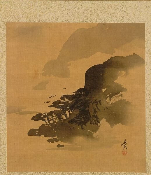 Leaf from Album of Seasonal Themes: Quail in Grass, 1847. Creator: Shibata Zeshin (Japanese
