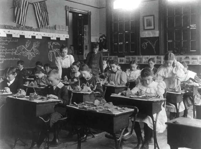 Framed Print : Leaf and flower painting, 2nd Division, (1899?). Creator: Frances Benjamin Johnston Framed Print : Leaf and flower painting, 2nd Division, (1899?). Creator: Frances Benjamin Johnston
