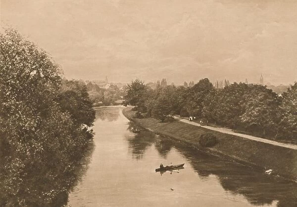 The Leam at Leamington, 1902