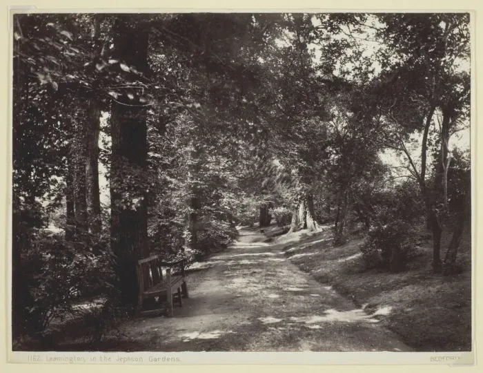 Framed Print : Leamington, in the Jephson Gardens, 1860 / 94. Creator: Francis Bedford Framed Print : Leamington, in the Jephson Gardens, 1860 / 94. Creator: Francis Bedford