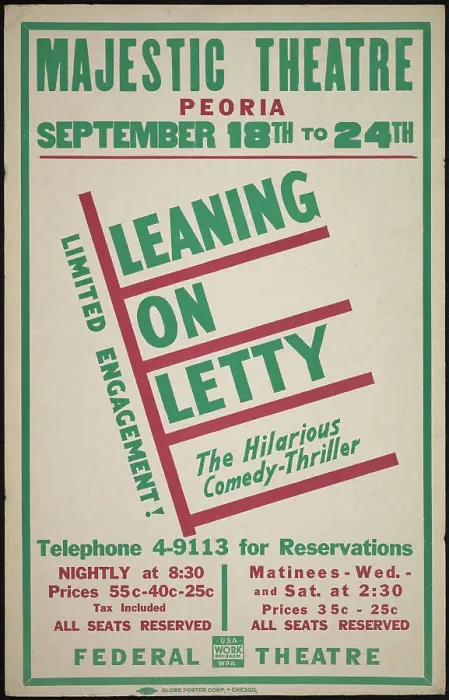 Framed Print : Leaning on Letty, Peoria, IL, [193-]. Creator: Unknown