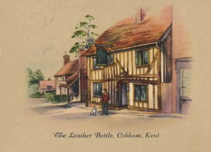Framed Print : The Leather Bottle, Cobham, Kent, 1939 Framed Print : The Leather Bottle, Cobham, Kent, 1939