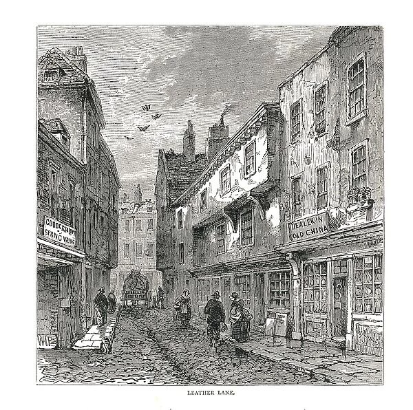 Leather Lane, 1878