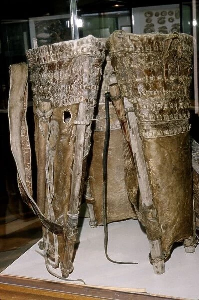 Leather Russacks found in the Salt Mines of Hallstatt, Austria: Celtic Iron Age: c. 6th century BC