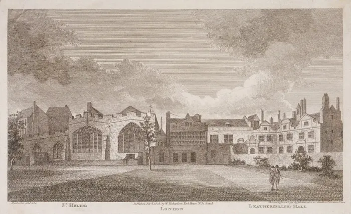 Framed Print : Leathersellers Hall, London, 1799. Artist: James Peller Malcolm Framed Print : Leathersellers Hall, London, 1799. Artist: James Peller Malcolm