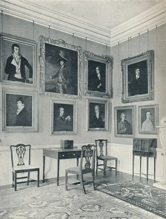 Framed Print : Leaving Portraits in the Drawing-Room, 1926 Framed Print : Leaving Portraits in the Drawing-Room, 1926