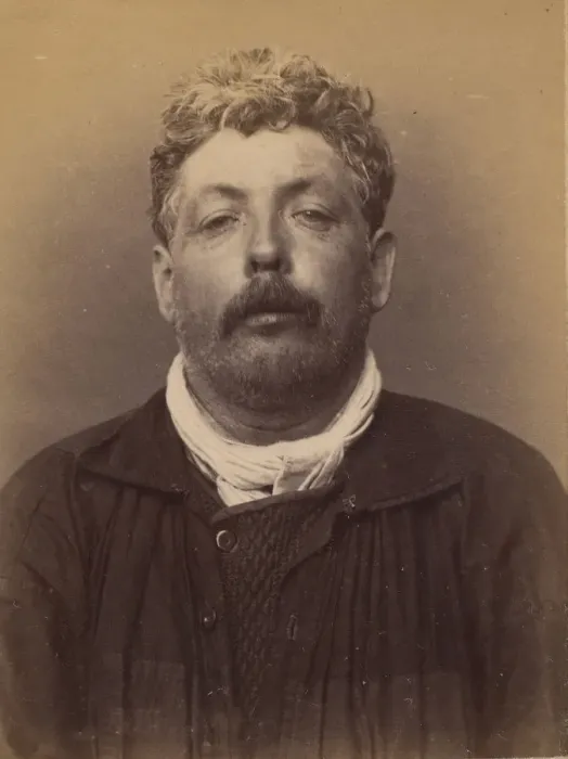 Framed Print : Leboucher. Edouard, Leon. 43 ans, ne a Paris XIVe. Cordonnier. Anarchiste