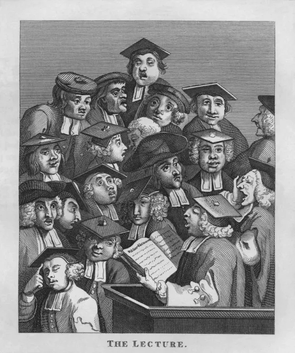Framed Print : The Lecture, 1808, (1827). Creator: Thomas Cook Framed Print : The Lecture, 1808, (1827). Creator: Thomas Cook