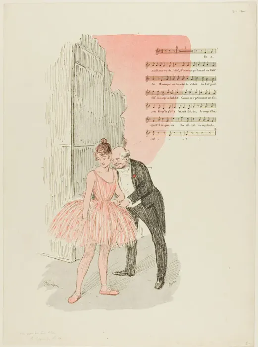 Framed Print : Leda and the Swan, published July 7, 1893. Creator: Theophile Alexandre Steinlen Framed Print : Leda and the Swan, published July 7, 1893. Creator: Theophile Alexandre Steinlen