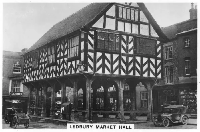 Framed Print : Ledbury Market Hall, Herefordshire, 1937 Framed Print : Ledbury Market Hall, Herefordshire, 1937