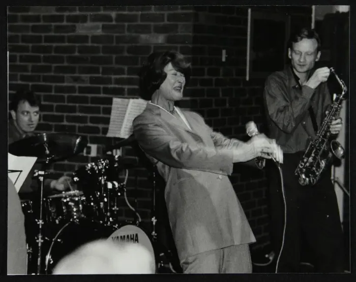 Framed Print : The Lee Gibson Quartet in concert at The Fairway, Welwyn Garden City, Hertfordshire, 1999 Framed Print : The Lee Gibson Quartet in concert at The Fairway, Welwyn Garden City, Hertfordshire, 1999