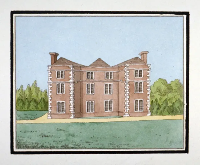 Framed Print : Lee Place which stood on the north side of Old Road, Lewisham, London, c1795. Artist Framed Print : Lee Place which stood on the north side of Old Road, Lewisham, London, c1795. Artist