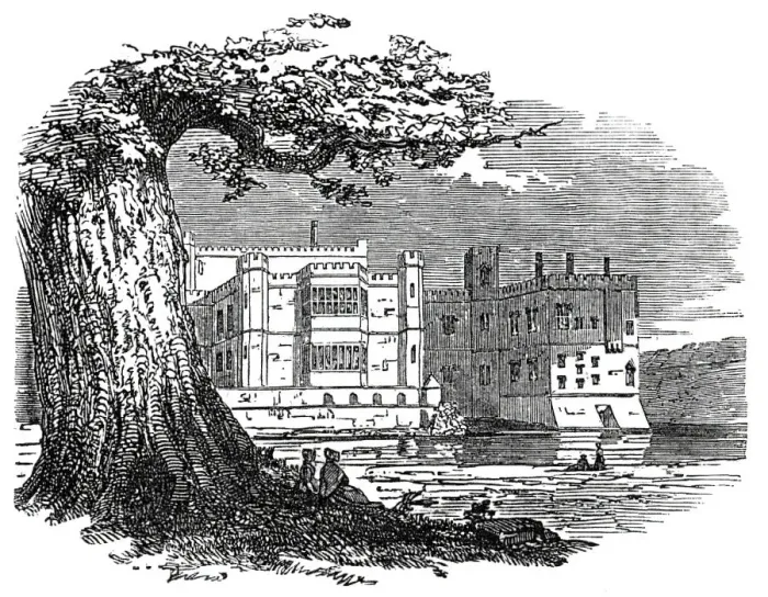 Framed Print : Leeds Castle, 1845. Creator: Unknown Framed Print : Leeds Castle, 1845. Creator: Unknown