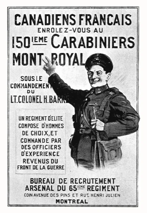 Framed Print : L'effort Canadien; Un appel, par affiche, Aux Canadiens francais, 1914. Creator: Unknown Framed Print : L'effort Canadien; Un appel, par affiche, Aux Canadiens francais, 1914. Creator: Unknown