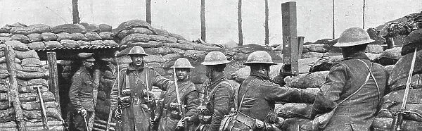 L'effort Canadien; Canadiens occupant des tranchees en Flandre, 1915 (1916).. Creator: Unknown